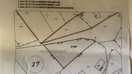 Кърджали, Продава се парцел Продажба 500 кв.м В регулация (УПИ) С ...