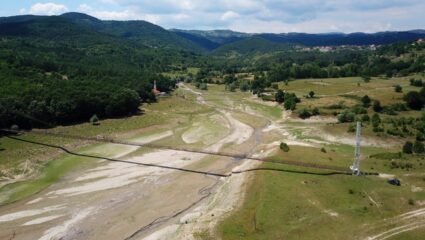 с. Мъглене(Булутлар)с два въжени моста - YouTube