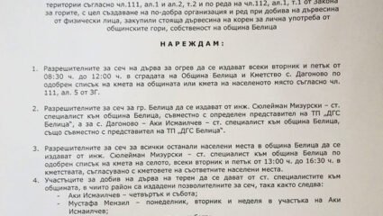 Изготвиха план-график за снабдяването на жителите на община Белица ...